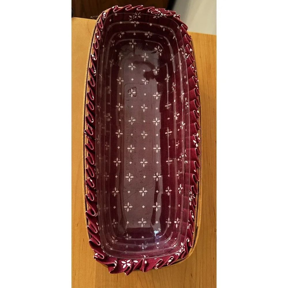 Longerberger Cracker Basket With Liner